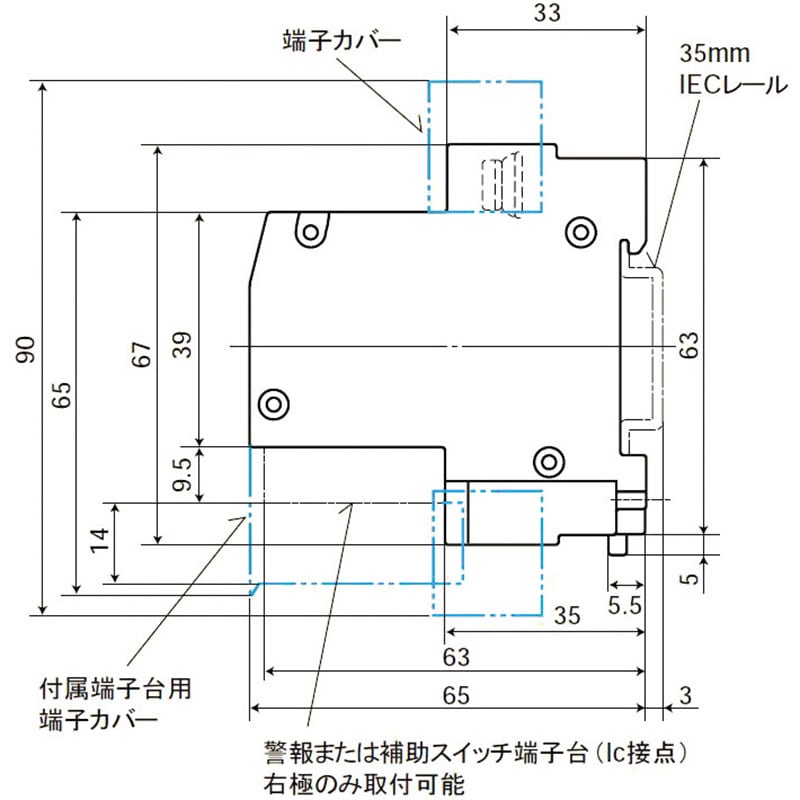 CP30-BA3P1M5AA サーキットプロテクタ CP-30BAシリーズ 三菱電機 5A - 【通販モノタロウ】