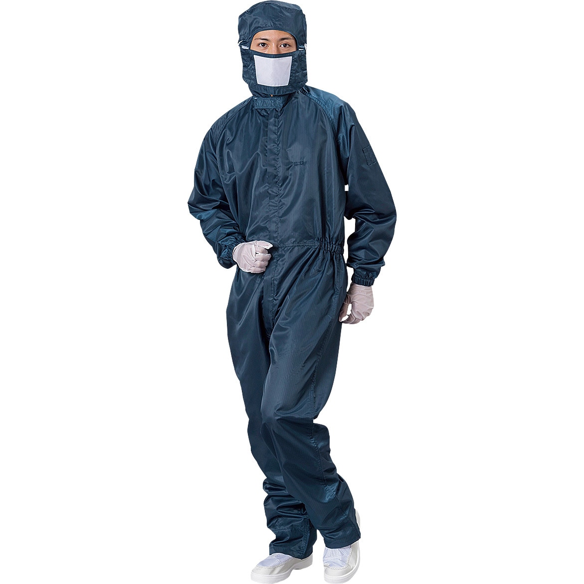 BSC-11001-N-S フード付カバーオール ブラストン 紺色 S - 【通販