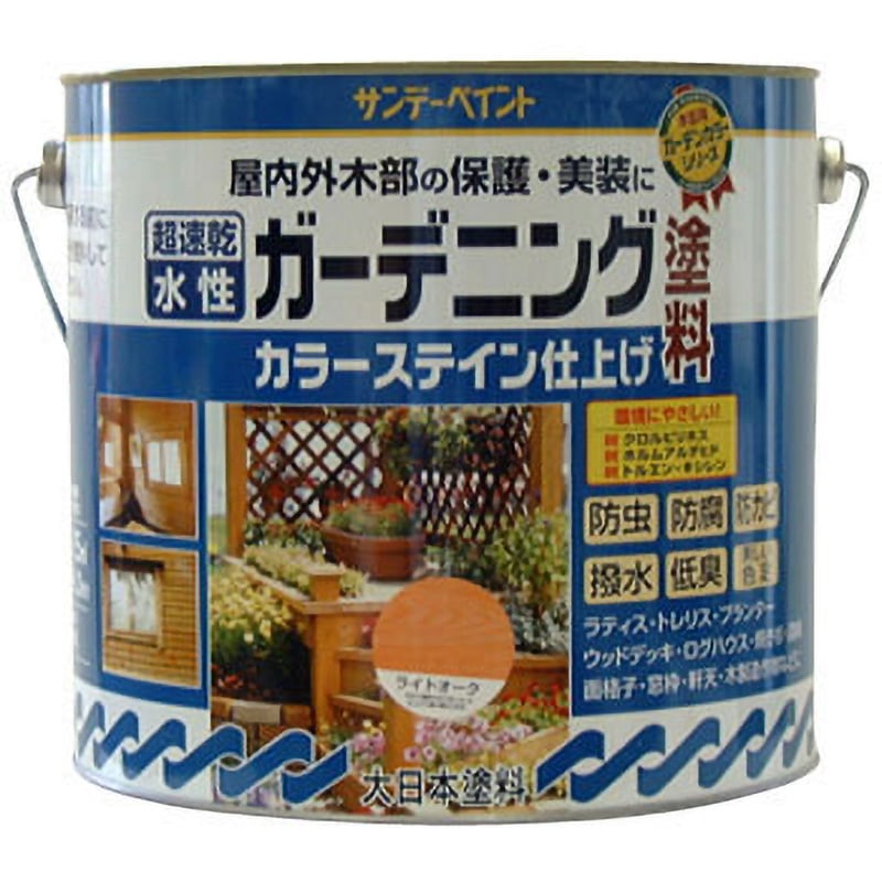 ライトオーク 水性ガーデニング用塗料 サンデーペイント 屋内外木部用