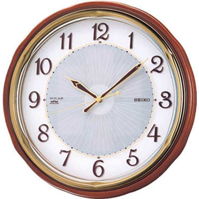 SF221B ソーラー電波掛時計 木枠 セイコー(SEIKO) アナログ   SF221B
