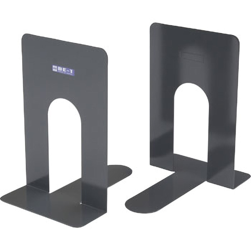 ブックエンド BE-1-BK ブックエンド オープン工業 黒色 特大サイズ 1組(2個) BE-1-BK