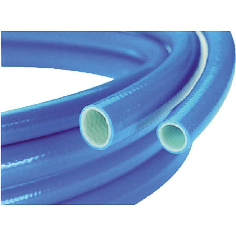 MH-8(10.5X8)LB 20M メガホース 8X10．5/20m 薄青 千代田通商 耐熱/耐寒/耐油/柔軟性 圧縮空気/真空用