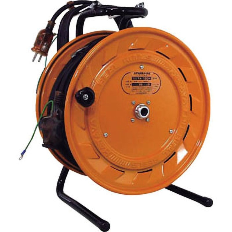 TA-130K 逆配電型コードリール テモートリール 単相100Vアース付 30+3m 1個 ハタヤリミテッド 【通販モノタロウ】