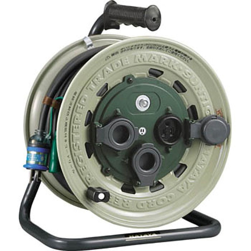 GX-301K 屋外用サンタイガーレインボーリール 単相100Vアース付 30m ハタヤリミテッド 125V