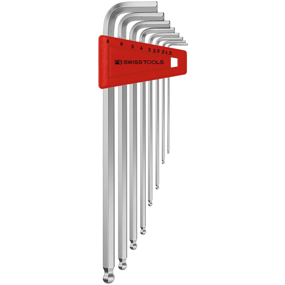 212.LH-8 ボール付ロング六角棒レンチセット PB SWISS TOOLS(ピービー