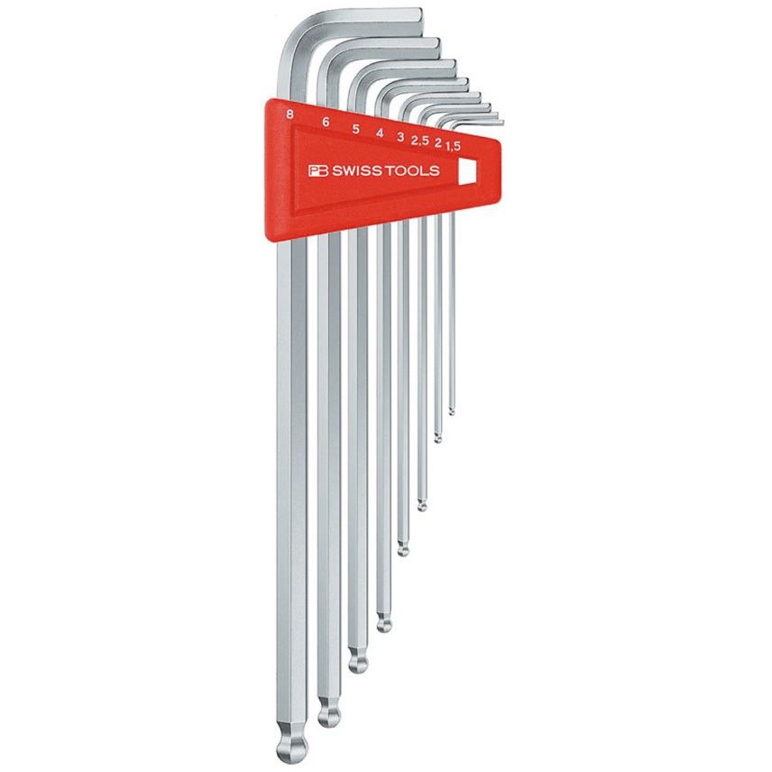 212.LH-8 ボール付ロング六角棒レンチセット PB SWISS TOOLS(ピービー