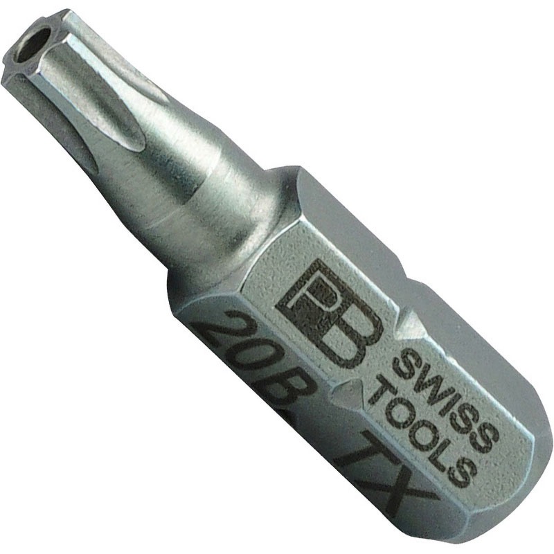 ひろ様用 C6.400B/20 1/4 HEXいじり止め付ヘクスローブビット PB SWISS