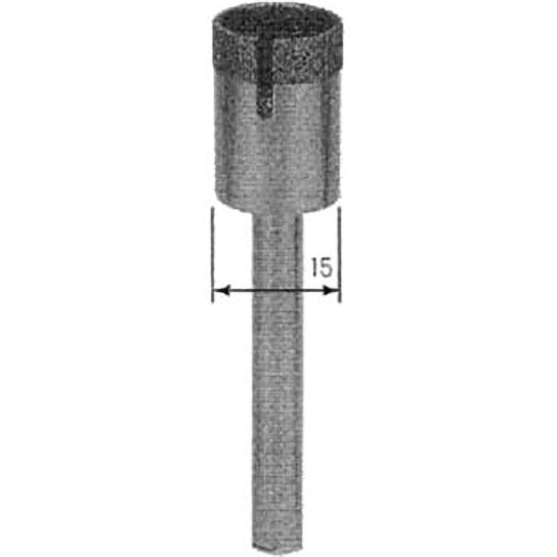 HD-15 ハットクリダイヤ15mm 東京オートマック 粒度120 軸径6mm  HD-15