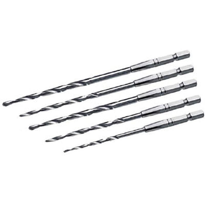 EOD-2040 六角シャンクコバルトドリルセット 5本組 トップ工業 特殊合金鋼製