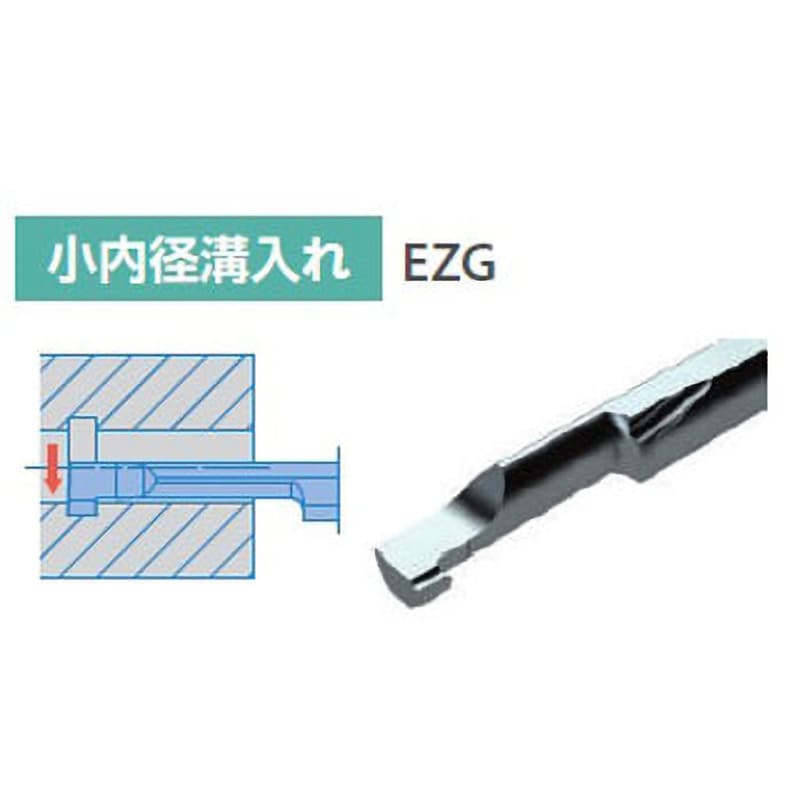 EZGR050050-200 PR1225 EZバー チップ EZG(溝入れ加工 小内径溝入れ・右勝手) 京セラ  コーナーR0.05(±0.013)mm EZGR050050-200 PR1225 - 【通販モノタロウ】