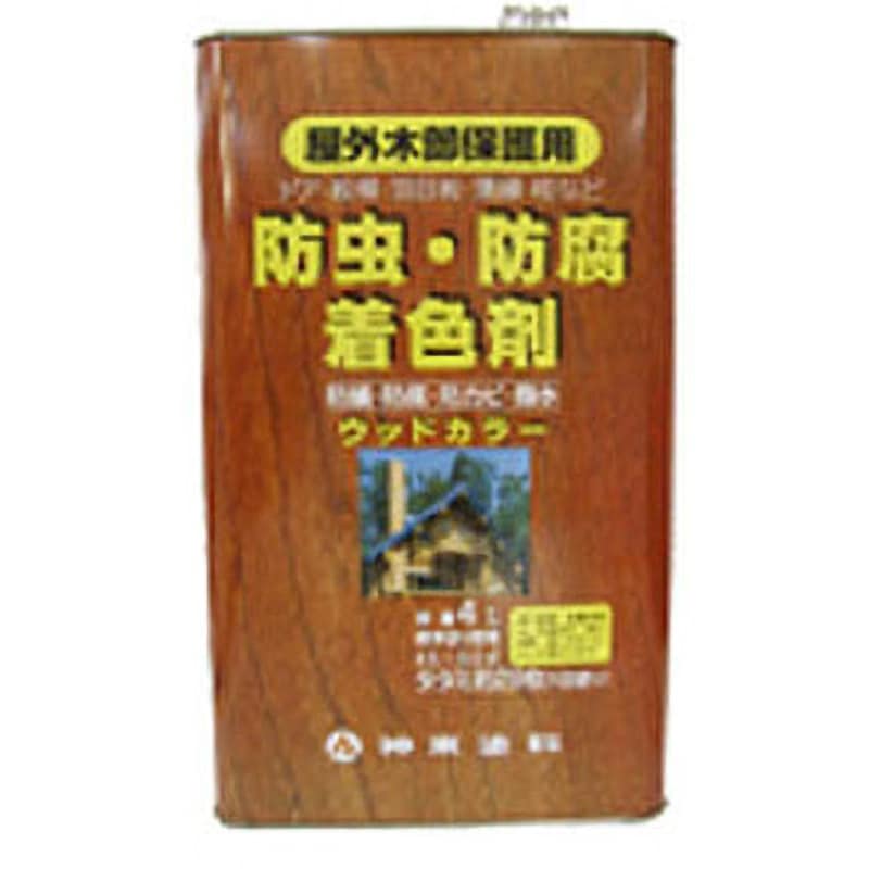 3806-4.0 ウッドカラー シントーファミリー 木用 チェリー色  1セット(4個)