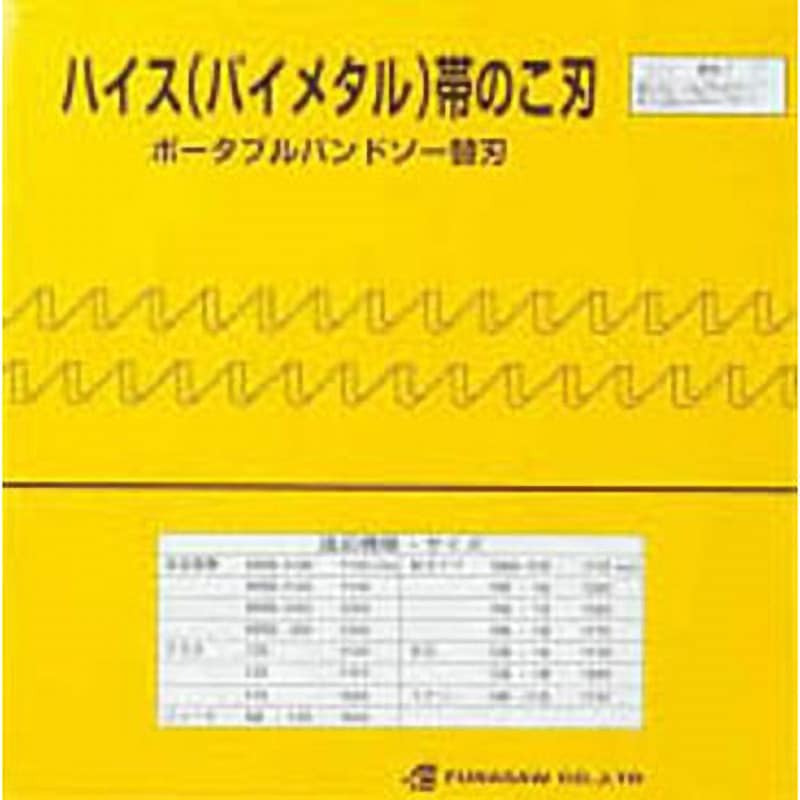 BIM13X18X1130X0.65            18 ポータブルバンドソーBIM13X18X1130 18山 フナソー コバルト入りバイメタル製 全長1.13m 1セット(5本)