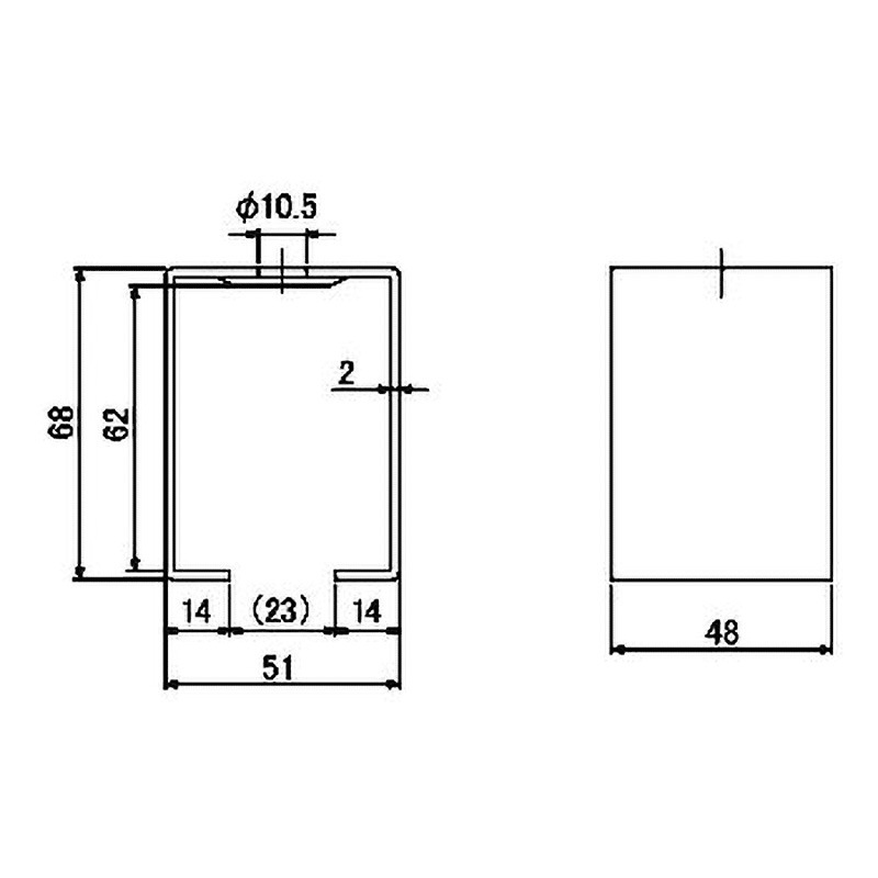 3S-BOX 天井受下(ステンレス製) ダイケン 適合レール3号 板厚2mm 3S-BOX 天井受下(ステンレス製) ダイケン 適合レール3号 板厚2mm