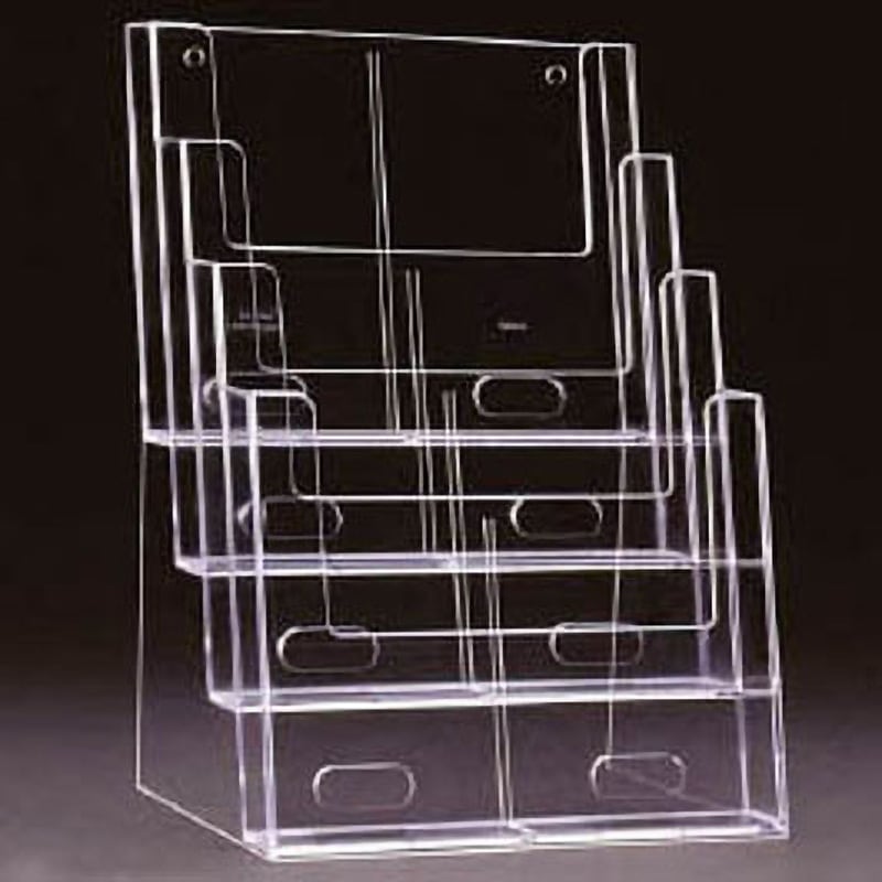 4C230 カタログスタンド 卓上用 プリコ 間口236mm奥行175mm高さ340mm 1セット(6個) 4C230