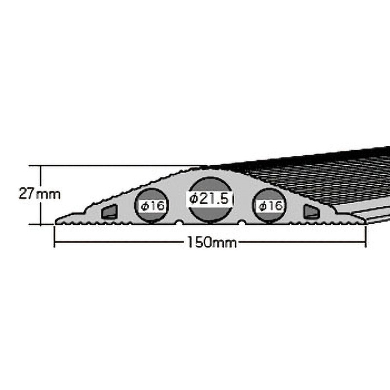 ジェフコム 屋内外兼用ソフトカラープロテクター 長さ5m×幅150mm