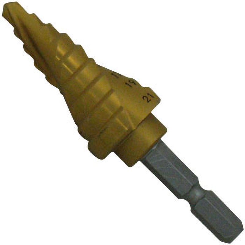 D5-21S スパイラルだんだんドリル 大日商 超硬製 TINコーティング 8,598円