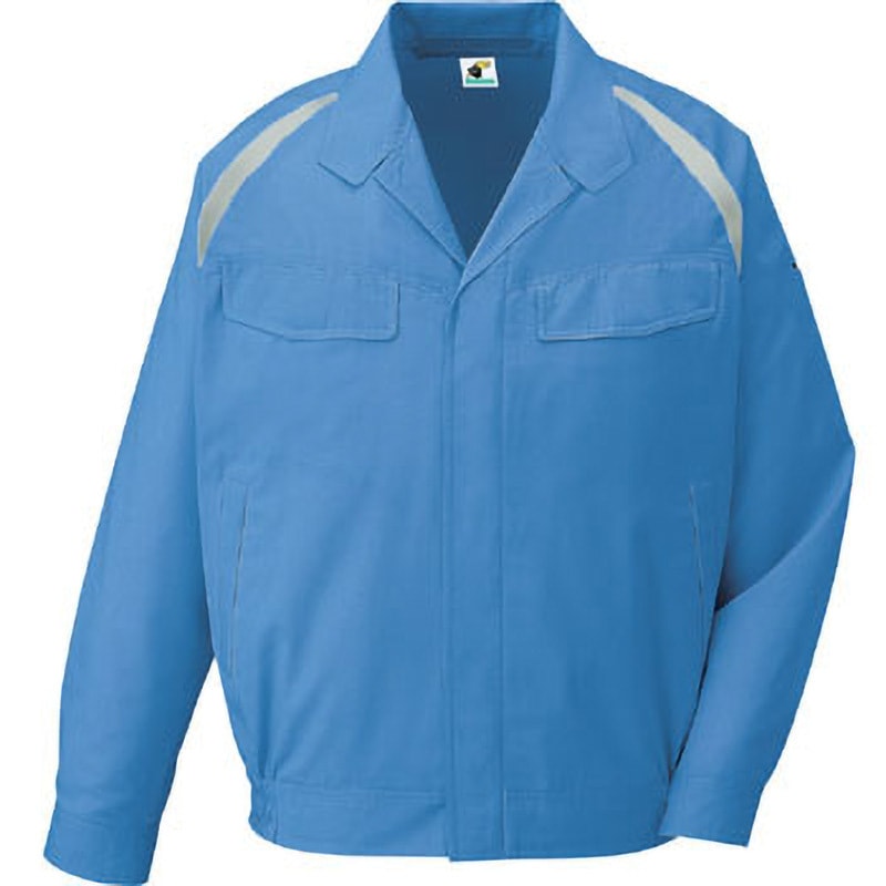 85100 85100 長袖ブルゾン(春夏用) 自重堂 ブルー色 L着丈66cm