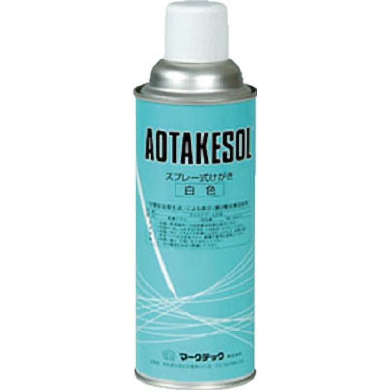 C020-0081045 ケガキ剤 アオタケゾール 白 450型 マークテック 1箱(12本) C020-0081045