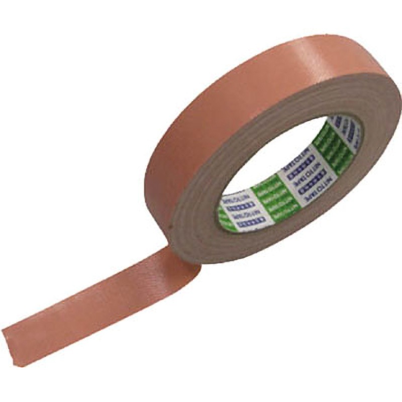 NO7500X38  (38MMX25M) 養生用布粘着テープ ニトクロステープ No.7500 日東電工 さんご色 テープ幅38mmテープ長さ25m 1セット(30個)