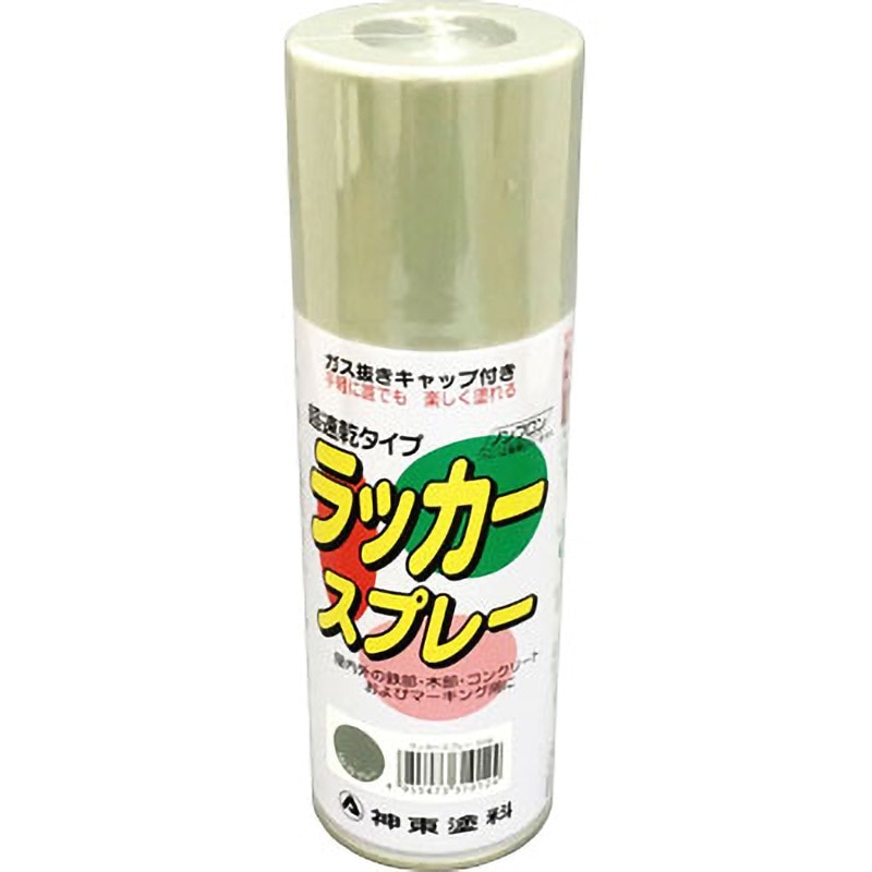 3112-0.3 ラッカースプレー シントーファミリー グレー色  1セット(48個)