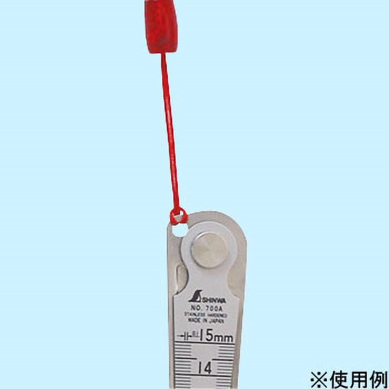 62603 テーパーゲージ金属ケース付 シンワ測定 測定範囲1～15mm