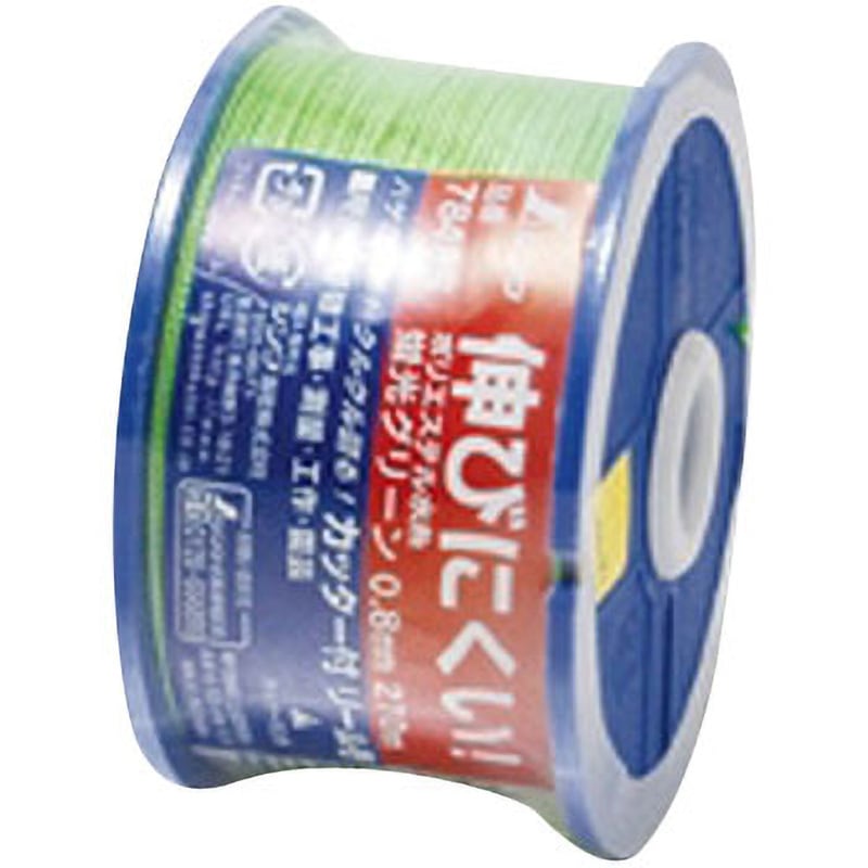 ういうい様 78485 ポリエステル水糸リール巻 シンワ測定 蛍光グリーン色 糸