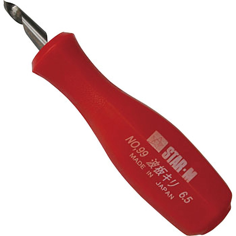 その他 kiri 6.5 No.99 波板キリ 手廻し スターエム 刃先径6.5mm全長120mm