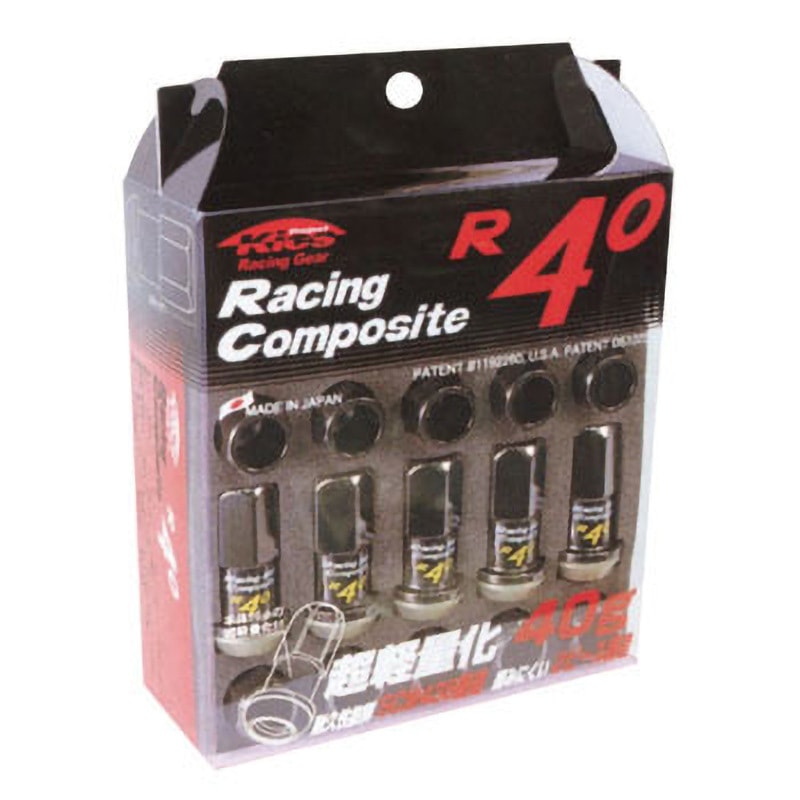 KYO-EI レーシングコンポジットR40 アイコニックス ブラック/レッド キャップレス ナットセット M12×P1.25 RI-03KR KYO-EI キューエイ 協永産業 レーシングコンポジットR40 グロリアスブラック（ナットセット 5穴用） M12×P1.25 RC-03K :  メールオーダーハウス no2 - 通販 - Yahoo!ショッピング