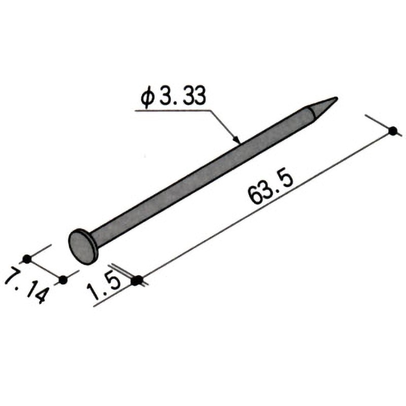ZN65 太めくぎ ノーブランド 1箱(1kg) ZN65 - 【通販モノタロウ】