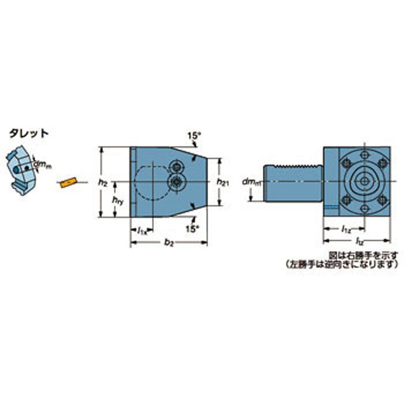 C3-LC2030-41030M VDI Coromant Capto(R) クランプユニット 1個 サンドビック 【通販モノタロウ】