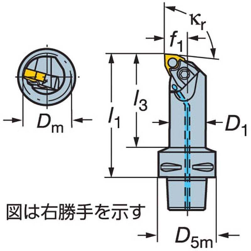 T-Max®； P 旋削加工用カッティングユニット カップリングサイズC5