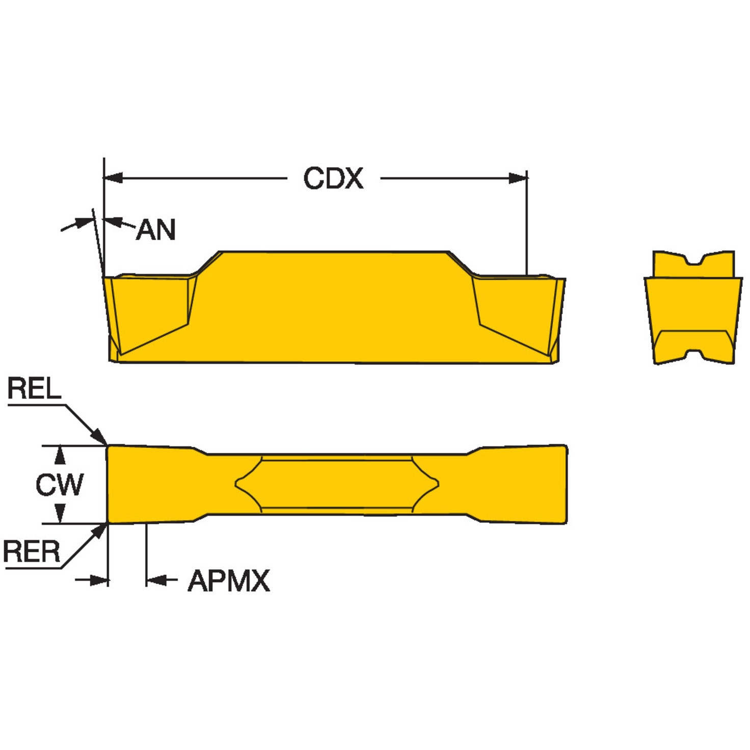 N123G2-0300-0004-TM 1125 CoroCut(R) 1・2 旋削加工用チップ サンド 