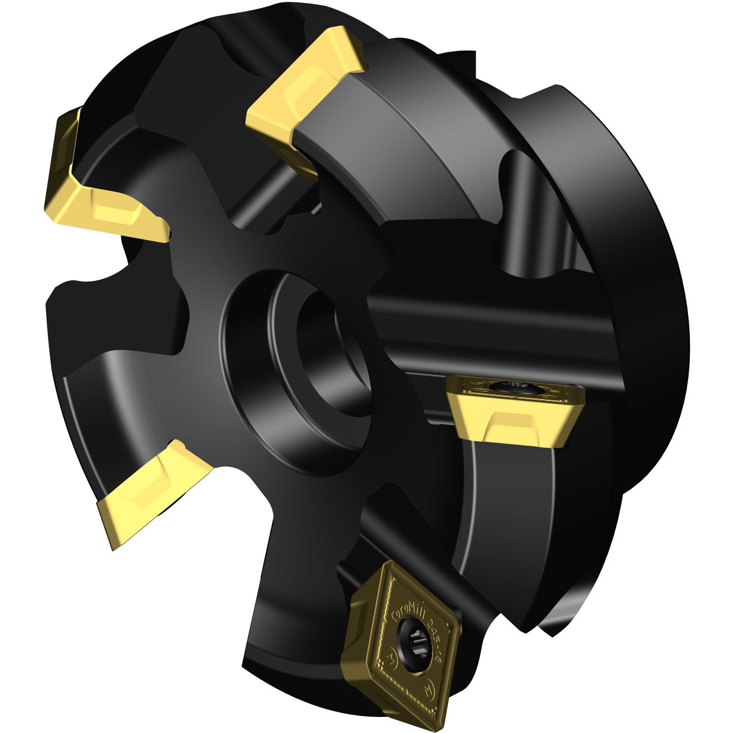 R245-080Q32-18H 45°正面フライスカッター CoroMill(R) 245-18切れ刃  アーバ取付(ミリタイプ) 1個 サンドビック 【通販モノタロウ】