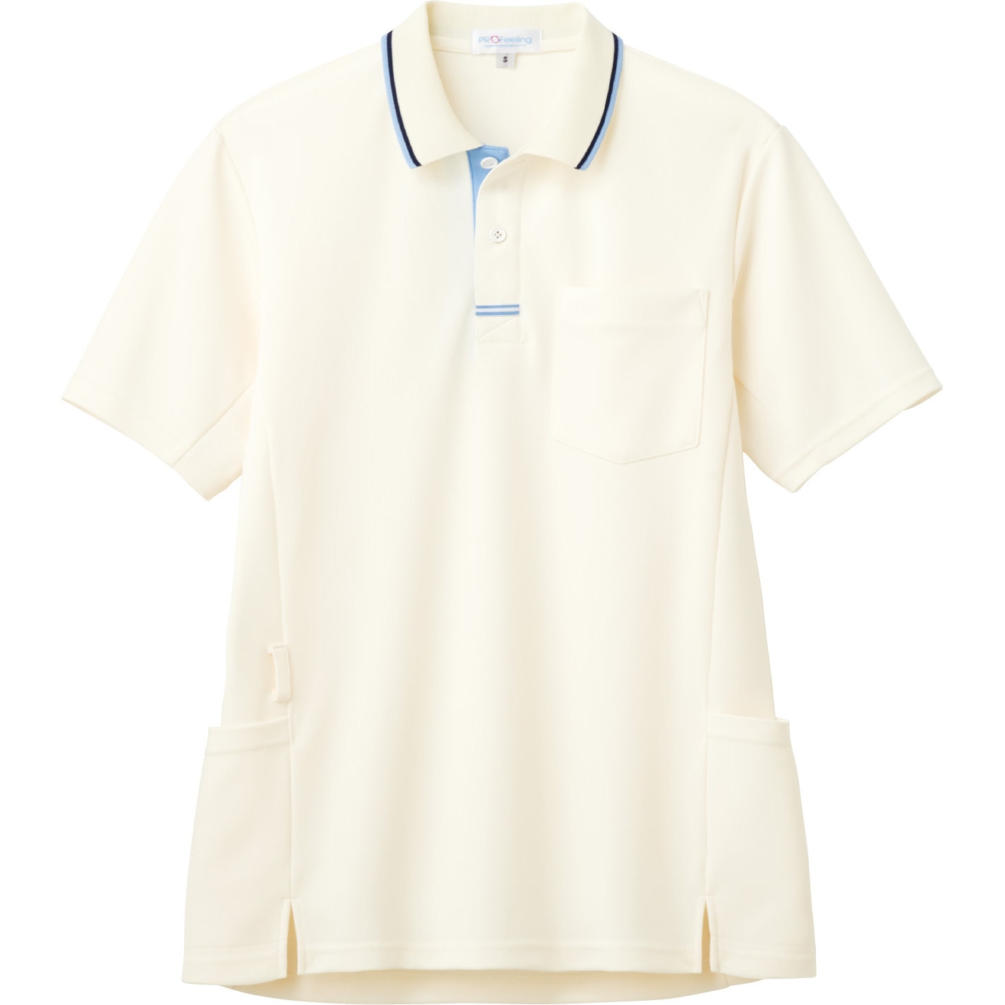PK397 PROFeeling半袖ポロシャツ/男女兼用PK397 PROFeeling オフホワイト色 サイズ4L 5,392円