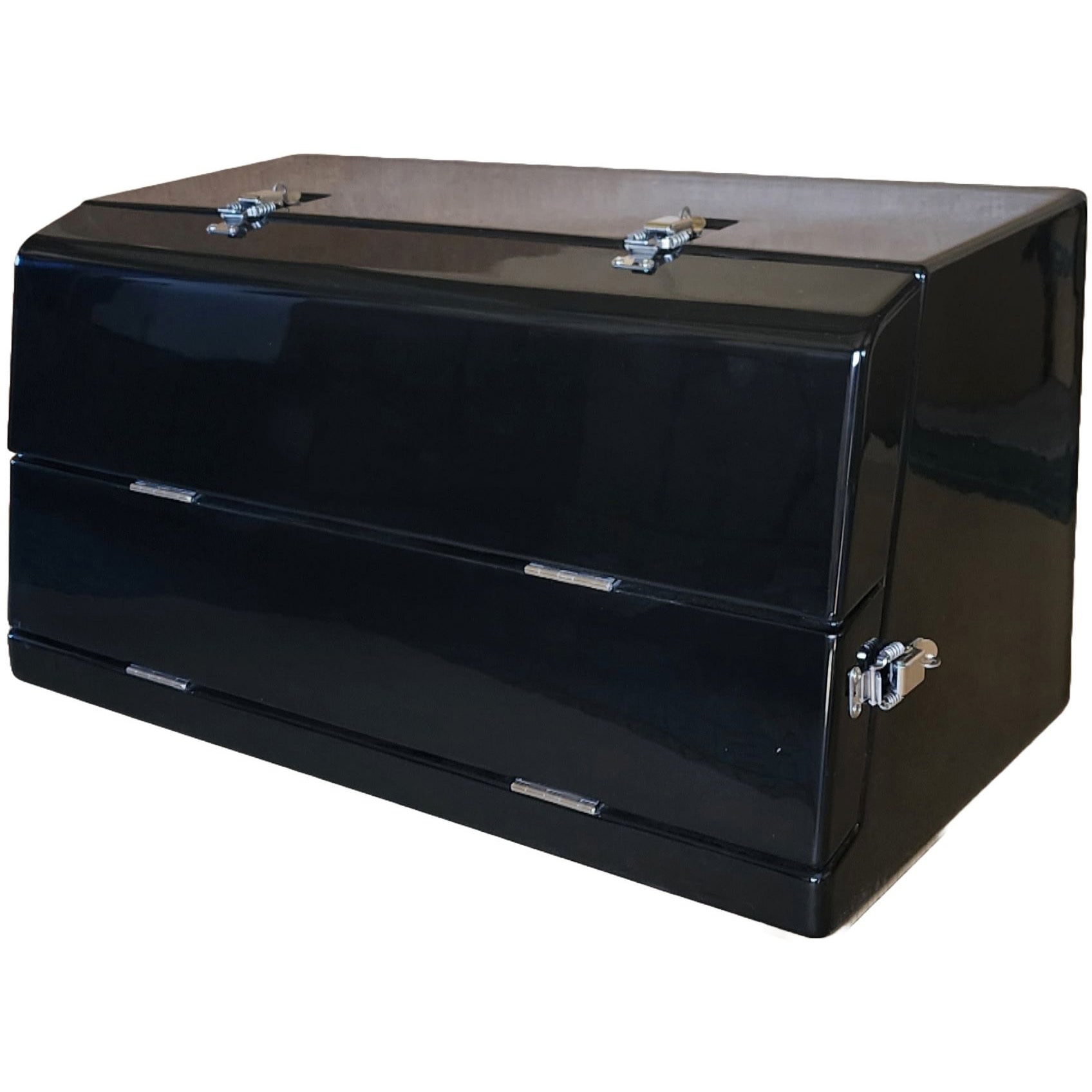 YJK-900-2D 黒 2段フタ FRP工具箱 1個 JB(日本ボデーパーツ工業 