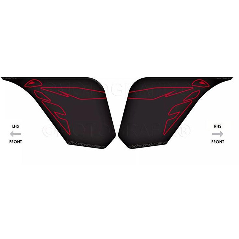 MT-KH014KR タンクパッド MT-KH014KR MOTO GRAFIX (モトグラフィックス) ブラック/グレー/レッド色
