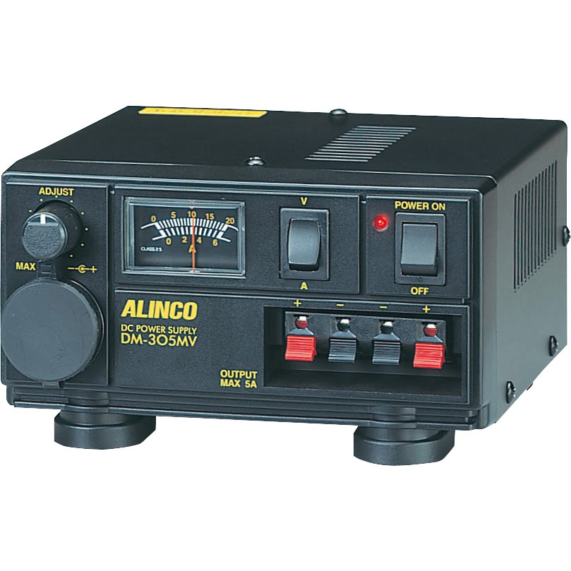 DM-305MV AC100V→DC 13.8V/MAX5A 直流安定化電源 1個 アルインコ 【通販モノタロウ】