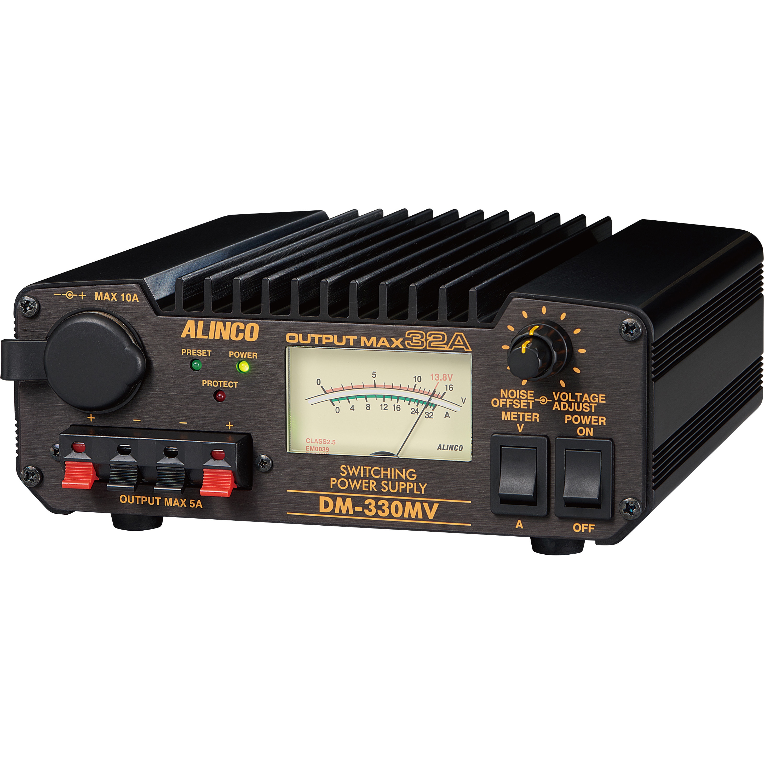 アルインコ　DM-33OMV　MAX32A DM-330MV AC100V→DC 13.8V/MAX32A 直流安定化電源 1個 アルインコ