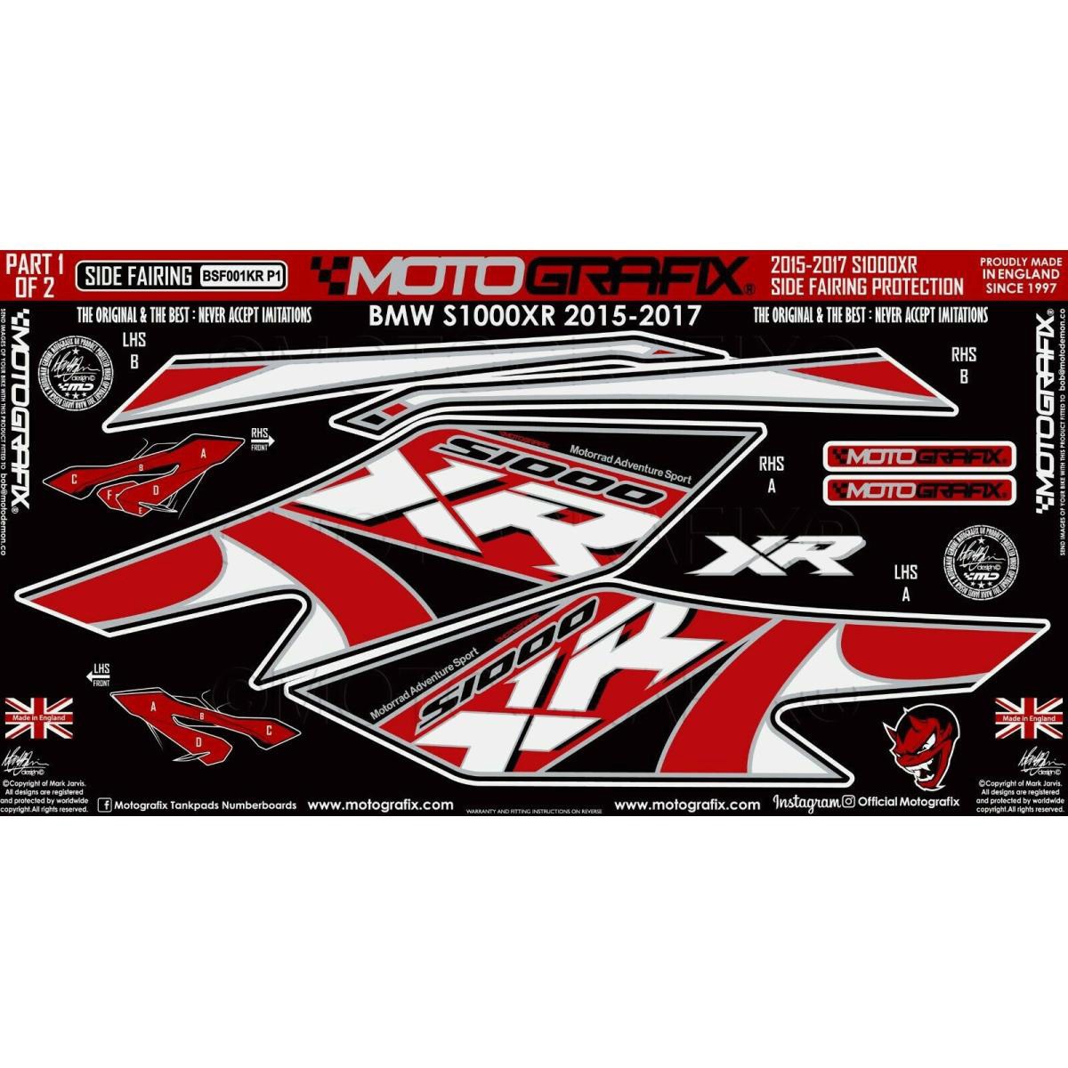 MT-BSF001KR-P1 ナンバーボードデカール MT-BSF001KR-P1 MOTO GRAFIX (モトグラフィックス) タイプNumber Board Decal Protector