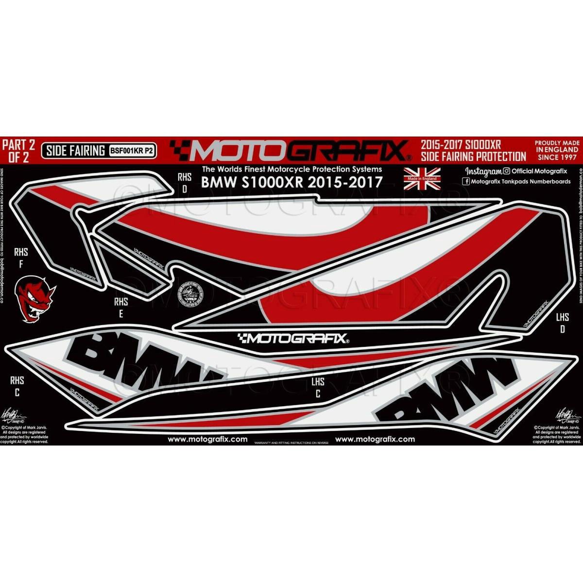 MT-BSF001KR-P2 ナンバーボードデカール MT-BSF001KR-P2 MOTO GRAFIX (モトグラフィックス) タイプNumber Board Decal Protector