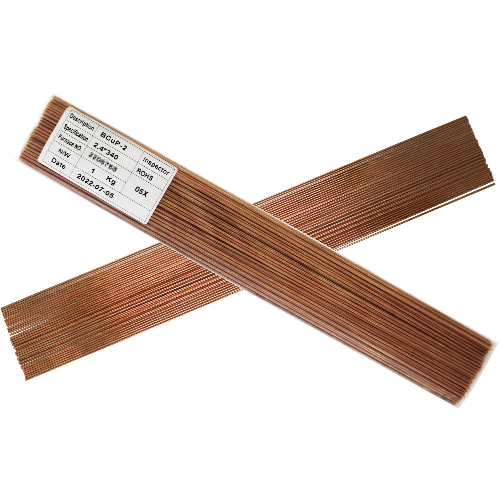 りん銅ろう BCuP-2 東安 線径2.4mm長さ340mm 1袋(1kg)