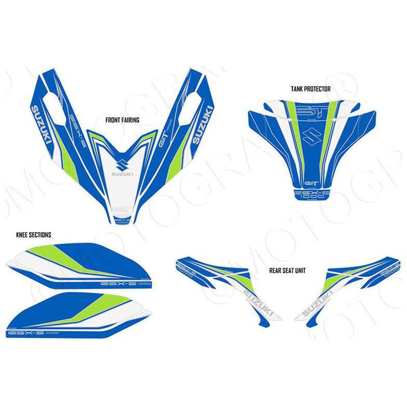 MT-SUZGSXS1000GTGP フルペイントプロテクション MT-SUZGSXS1000GTGP MOTO GRAFIX (モトグラフィックス) タイプFull Paint Protection System
