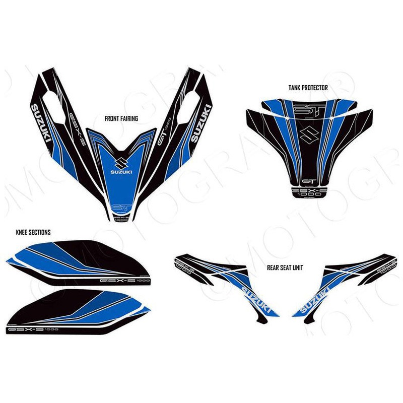 MT-SUZGSXS1000GTKBB フルペイントプロテクション MT-SUZGSXS1000GTKBB MOTO GRAFIX (モトグラフィックス) タイプFull Paint Protection System