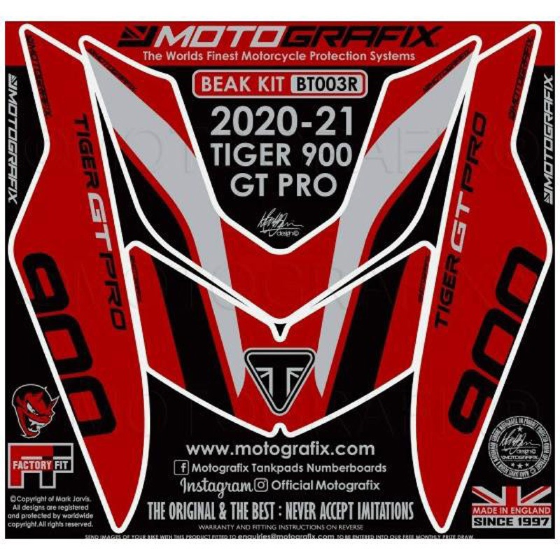 MT-BT003R ビークトッププロテクション MT-BT003R MOTO GRAFIX (モトグラフィックス) タイプBeak Protection Kit 8,598円