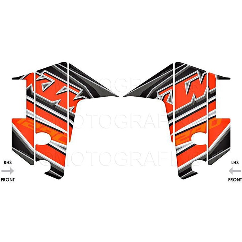 MT-KTMFF06O2 フェンダー/マッドガードプロテクター MT-KTMFF06O2 MOTO GRAFIX (モトグラフィックス) タイプFront Fender Protector Kit 6,558円