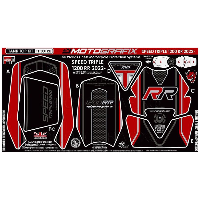 MT-TTT001RK タンクプロテクションキット MT-TTT001RK MOTO GRAFIX (モトグラフィックス) タイプTank Protector Kit