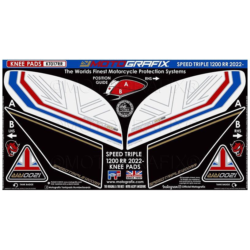 MT-KT017RR ニー ボディパッド MT-KT017RR 1個 MOTO GRAFIX (モトグラフィックス) 【通販モノタロウ】