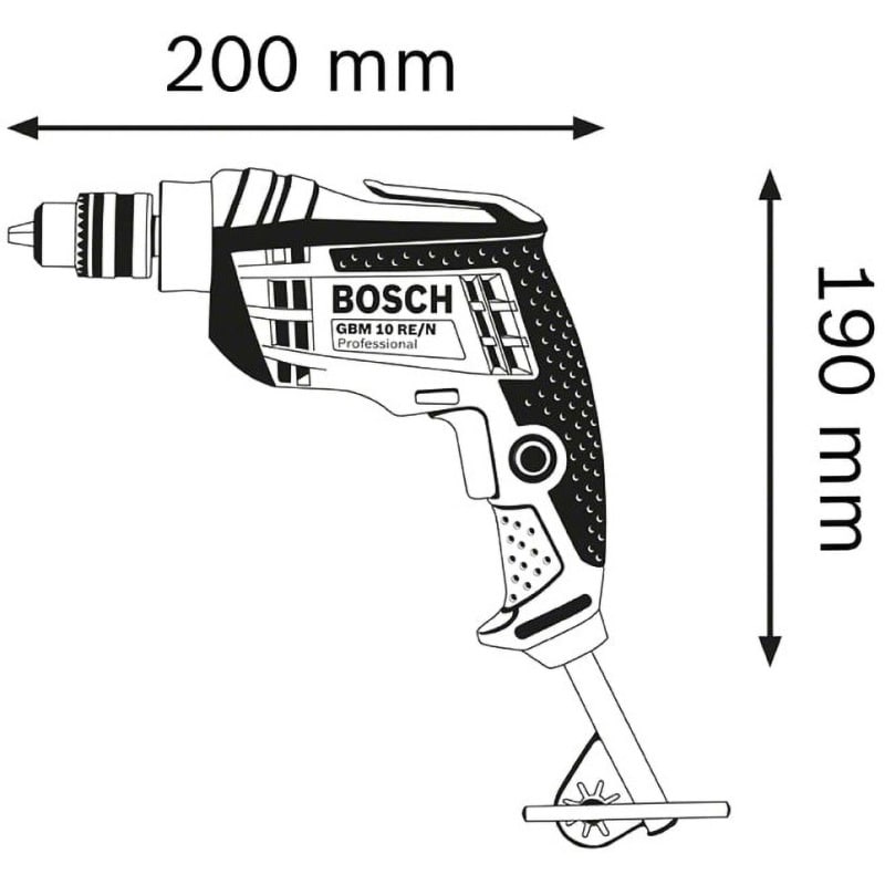 GBM10RE/N 電気ドリル 1台 BOSCH(ボッシュ) 【通販モノタロウ】