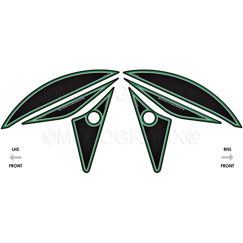 MT-KFF003KG フロント フェンダー/マッドガードプロテクター MT-KFF003KG MOTO GRAFIX (モトグラフィックス) タイプFront Fender Protector Kit