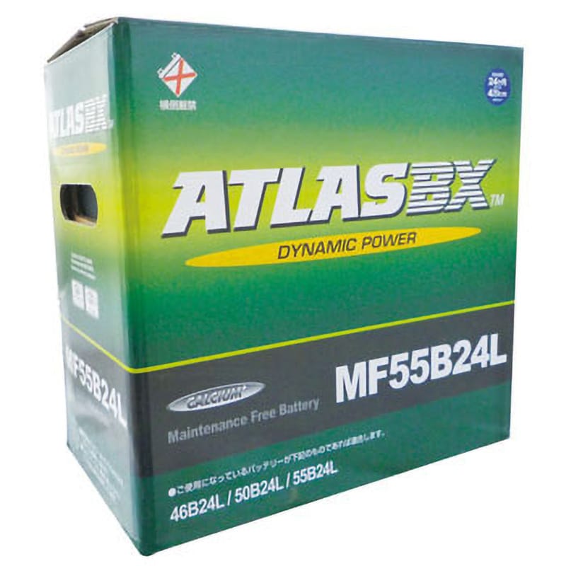 AT 60B24L メンテナンスフリーバッテリー ATLAS BX 1個 アトラス